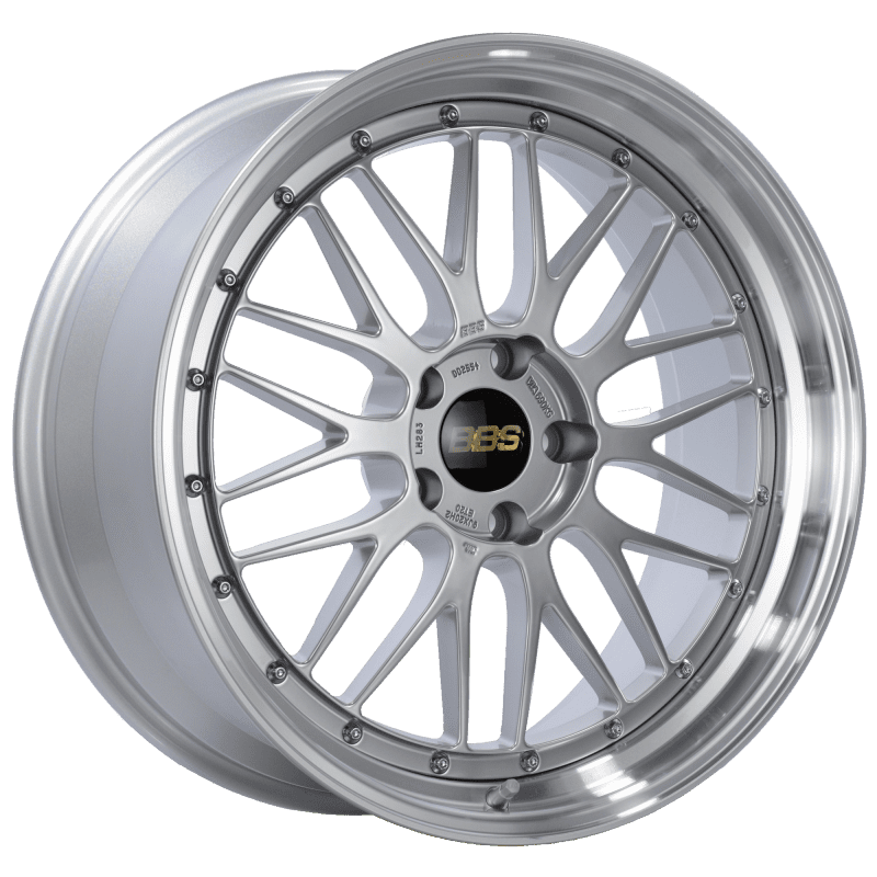 BBS LM Diamond Silver Center / Diamond Cut Lip Wheel (20x9 5x120 +20)