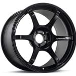 Advan RG-4 18×9.5 +12 5-114.3 Semi Gloss Black Wheel