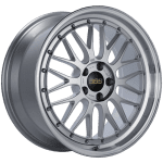 BBS LM Diamond Silver Center / Diamond Cut Lip Wheel (19x9 5x112 +42)