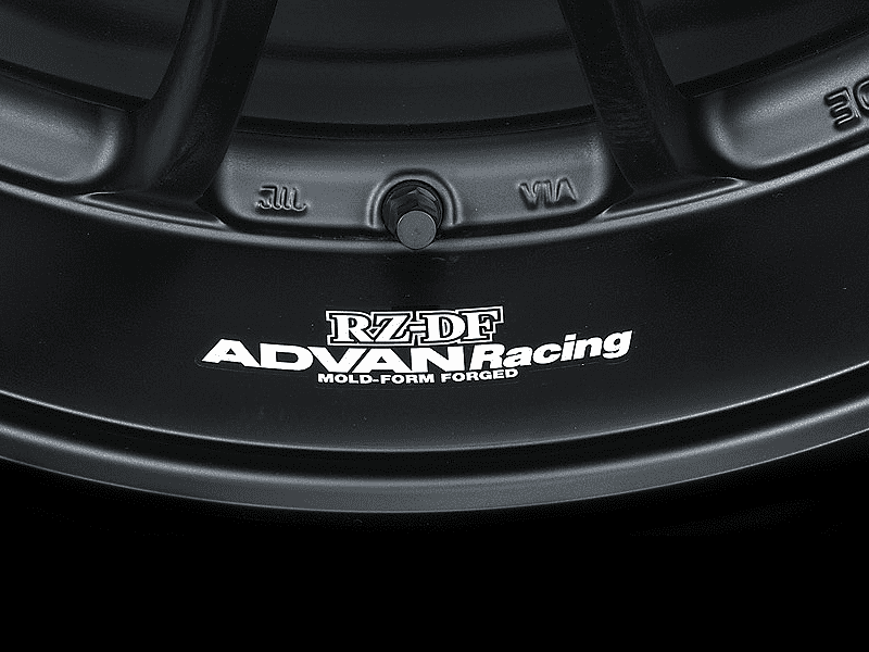 Advan RZ-DF Spoke Sticker (White) – 2 Pack