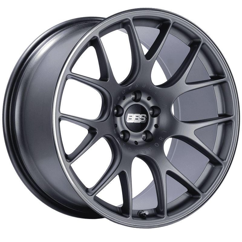 BBS CH-R Satin Titanium Polished Rim Protector Wheel (20x10.5 5x114.3 +24)