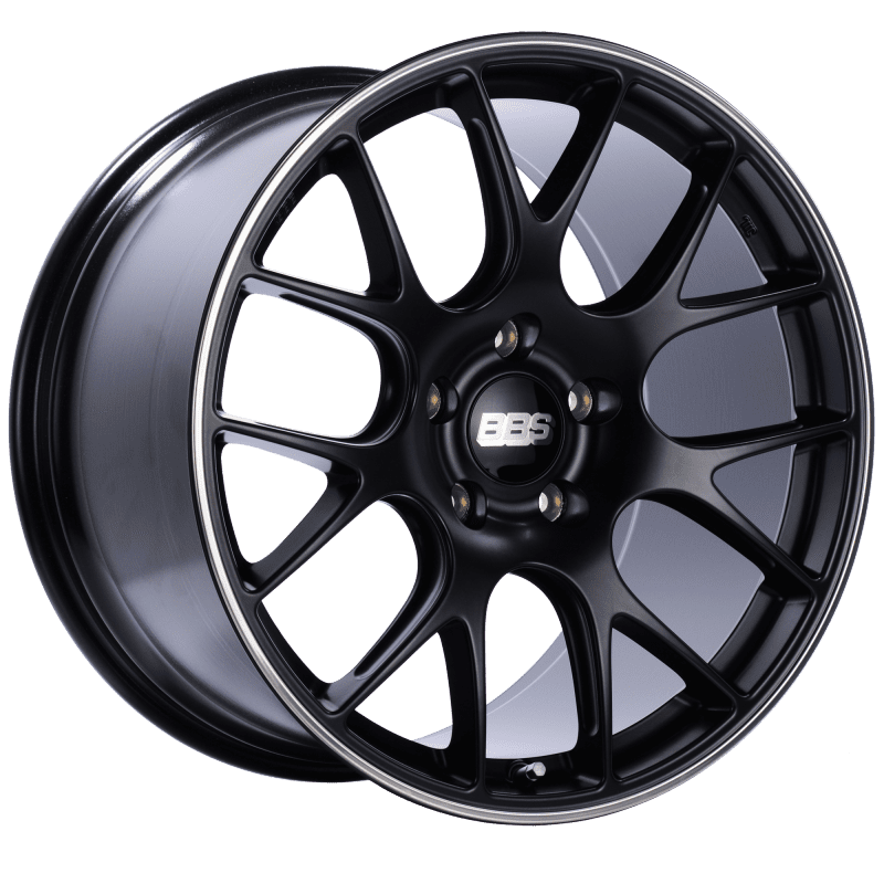 BBS CH-R Satin Black Polished Rim Protector Wheel (20x11.5 5x130 +47)