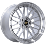 BBS LM Diamond Diamond Silver Center / Diamond Cut Lip Wheel (20x10 5x120 +33)