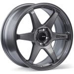 Enkei T6R 18×9.5 45mm Offset 5×100 Bolt Pattern 72.6 Bore Gloss Gunmetal Wheel