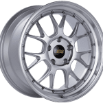 BBS LMR Diamond Silver Center / Diamond Cut Lip Wheel (19x9.5 5x130 +40)