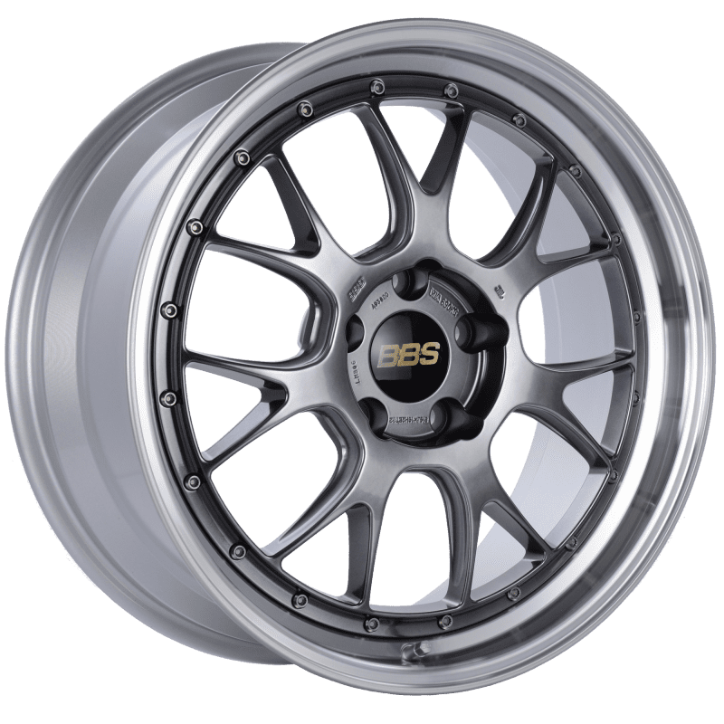 BBS LM-R 19×8.5 5×120 ET32 Diamond Black Center Diamond Cut Lip Wheel -82mm PFS/Clip Required