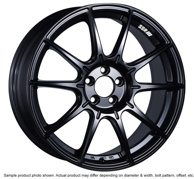 SSR GTX01 19×8.5 5×112 45mm Offset Flat Black Wheel (S/O, No Cancellations)