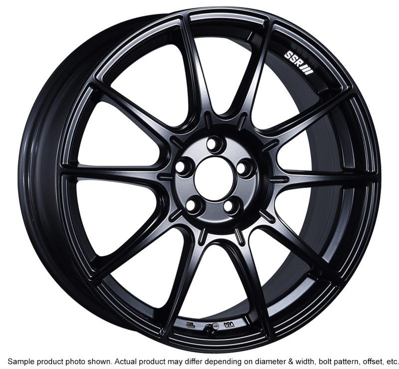 SSR GTX01 17×8 5×114.3 45mm Offset Flat Black Wheel