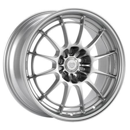 Enkei NT03+M 18×8.5 5×114.3 38mm Offset 72.6mm Bore Silver Wheel G35/350z