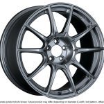 SSR GTX01 18×8.5 5×114.3 44mm Offset Dark Silver Wheel