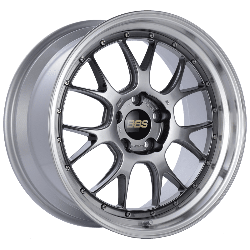 BBS LM-R 19×9.5 5×120 ET25 Diamond Black Center Diamond Cut Lip Wheel -82mm PFS/Clip Required