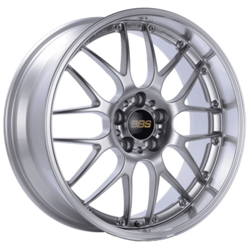 BBS RS-GT Diamond Silver Center / Diamond Cut Lip Wheel (19x9.5 5x112 +32)