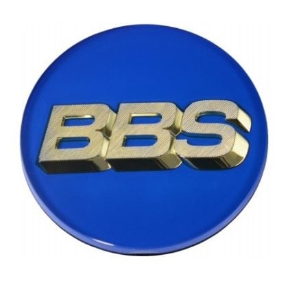 BBS 56mm Center Cap in Blue / Gold