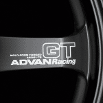 Advan GT Sticker (White) – 2 Pack