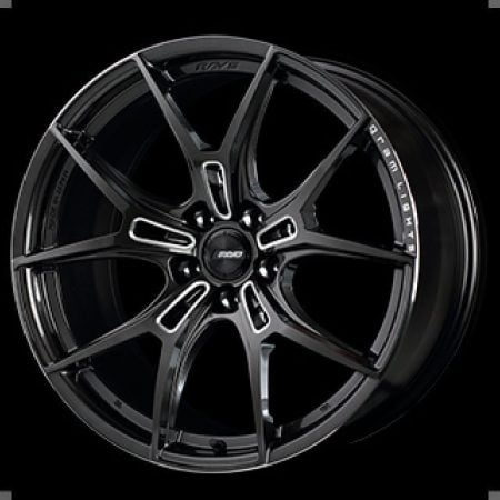 Gram Lights 57FXZ 20×9.5 +20 5-114.3 Super Dark Gunmetal & Machining Rim Edge DC