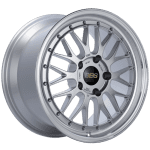 BBS LM Diamond Silver Center / Diamond Cut Lip Wheel (18x10 5x130 +65)
