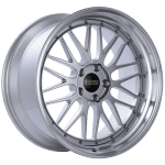 BBS LM Diamond Diamond Silver Center / Diamond Cut Lip Wheel (20x10 5x120 +20)