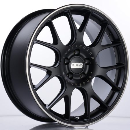 BBS CH-R Satin Black Polished Rim Protector Wheel (19×8.5 5-120 +32)