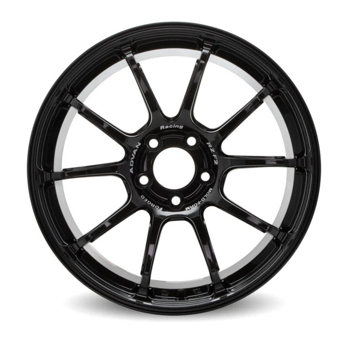 Advan Racing RZ-F2 Titanium Black Wheel (18x9.5 5-114.3 +44 ...