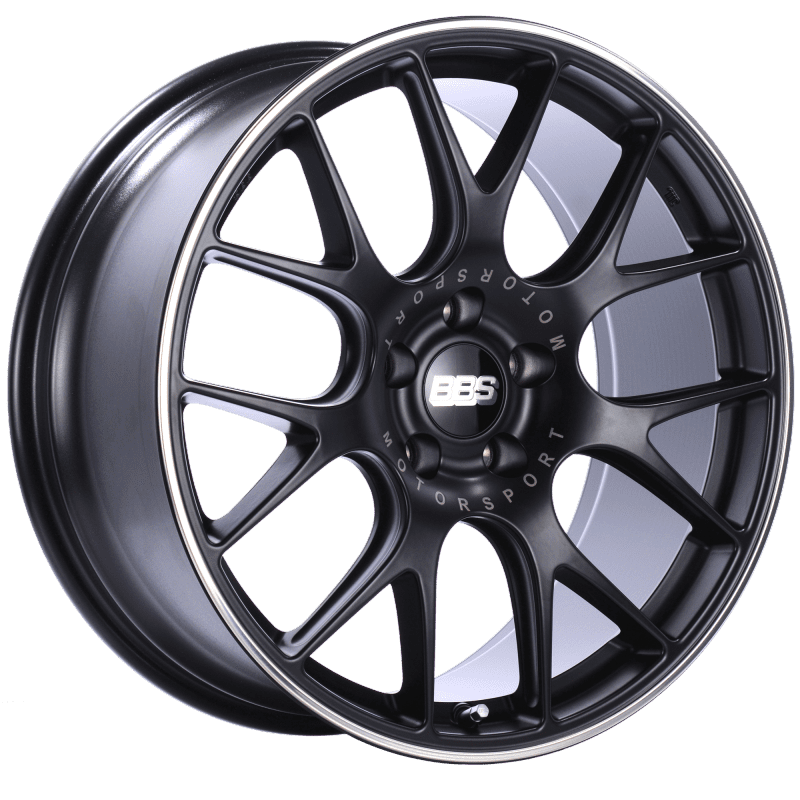 BBS CH-R 20×9.5 5×114.3 ET40 CB66 Satin Black Polished Rim Protector Wheel