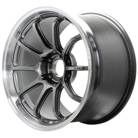 DISCONTINUED – Advan Racing RS-DF Progressive Machining & Racing Hyper Black Wheel (18×10.5 5-120 +35) – DISCONTINUED
