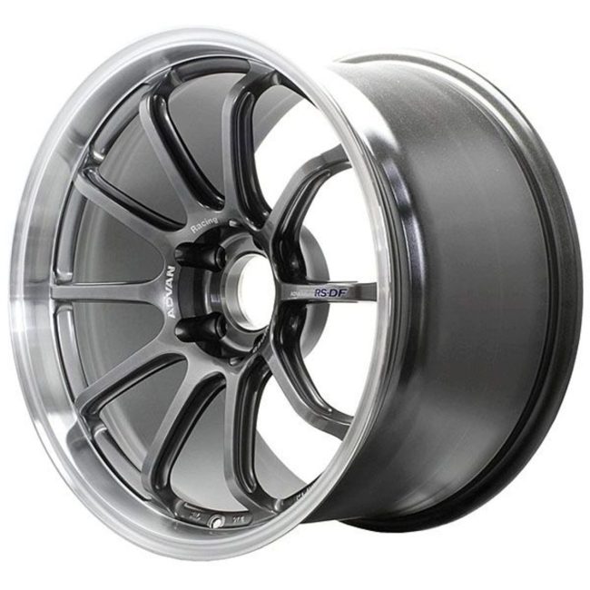 Advan RS-DF Progressive 18x10.5 +35 5-120 Racing Titanium Black Wheel