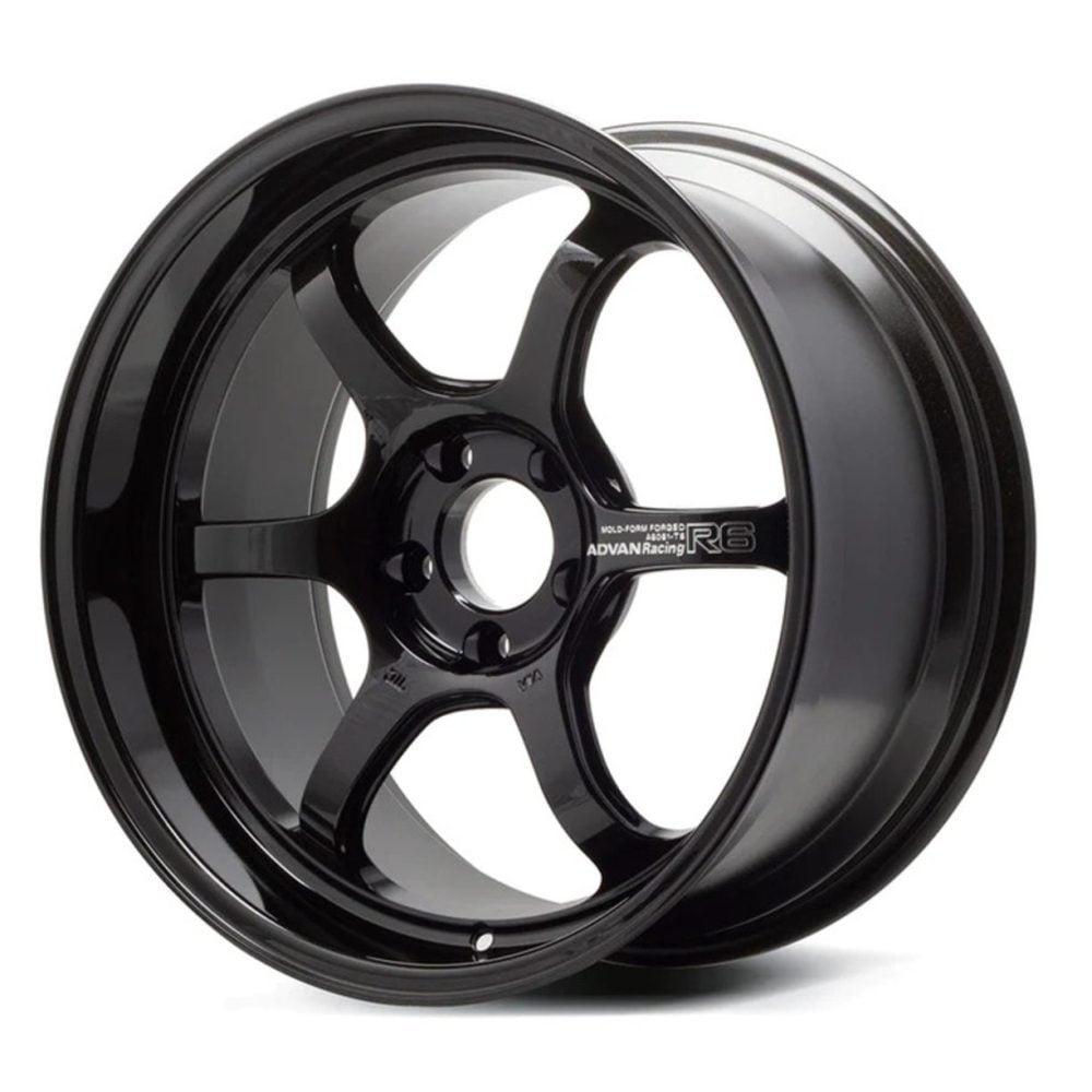 Advan Racing R6 Titanium Black Wheel (18x9.5 5-114.3 +29)