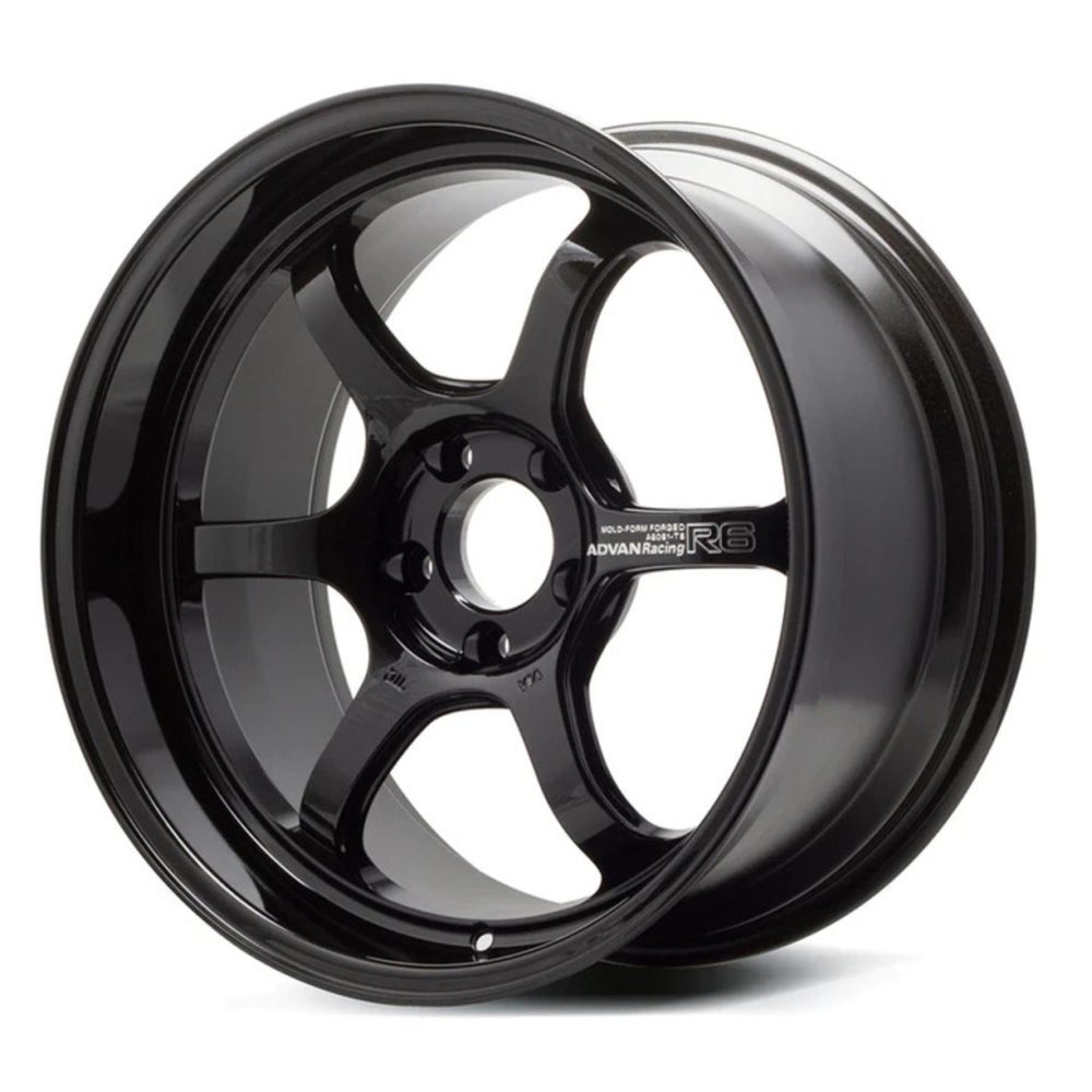 Advan Racing R6 Titanium Black Wheel (18x9 5-120 +50)