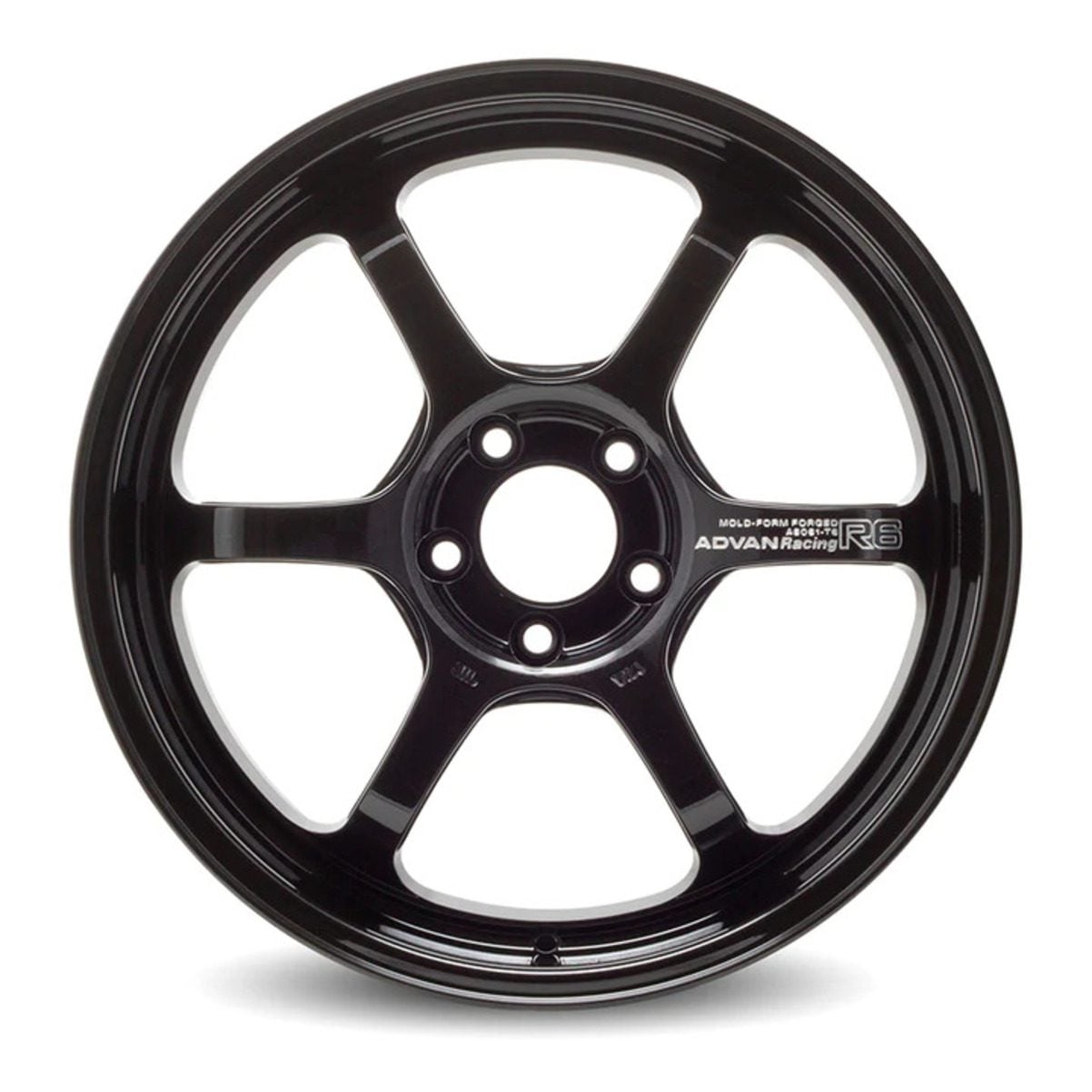 Advan R6 20x9.5 +22mm 5-120 Machining & Black Coating Graphite Wheel main image 1