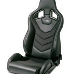 RECARO Dynamic Series Sportster GT Passenger Seat in Black Leather / Carbon Weave [410.2GT.3167]