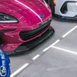 Carbon Fiber Front Lip on Pink BRZ