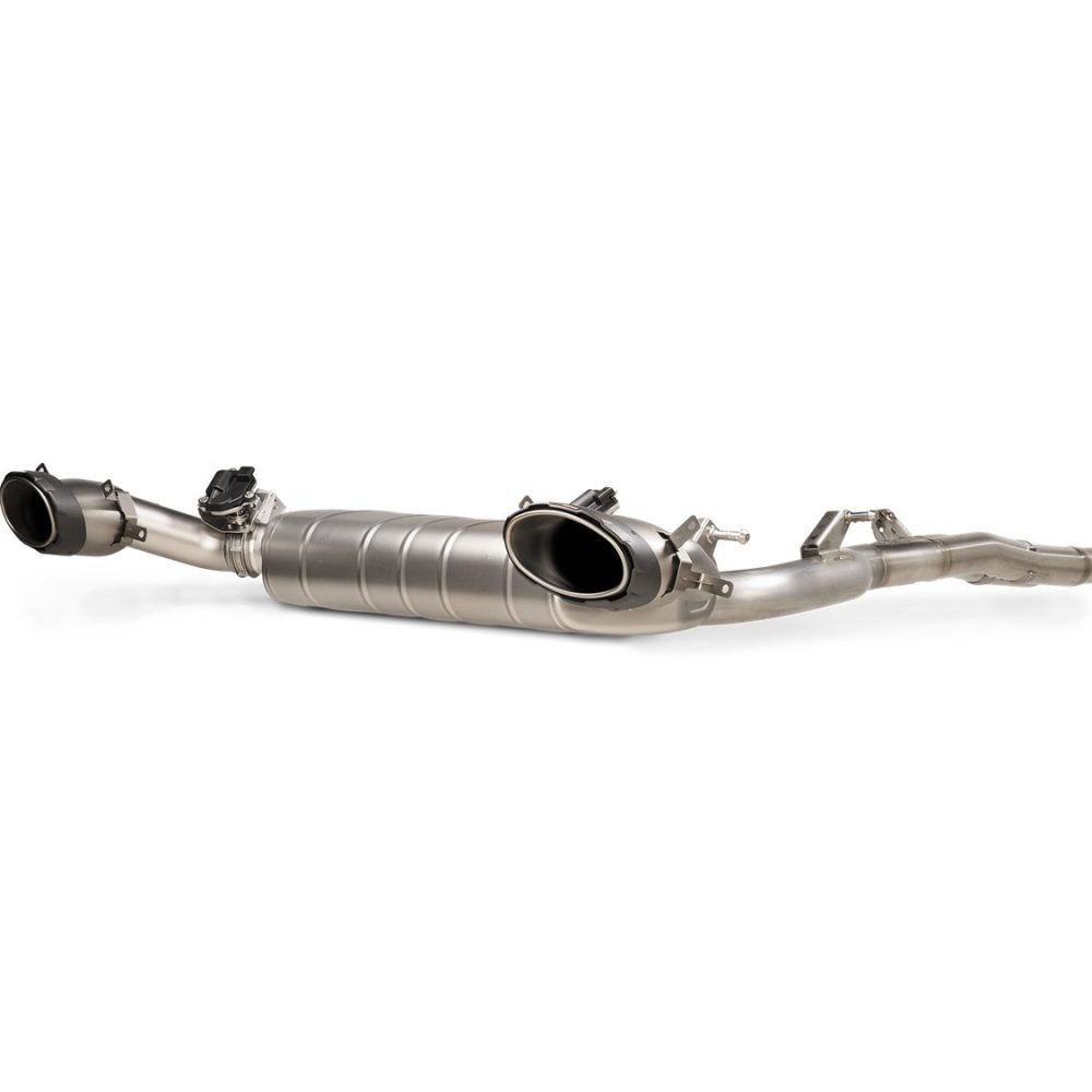 Akrapovič Titanium Evolution-Line Exhaust System with Carbon Titanium Tailpipes for 8Y Audi RS3 (sedan / GPF / OPF)