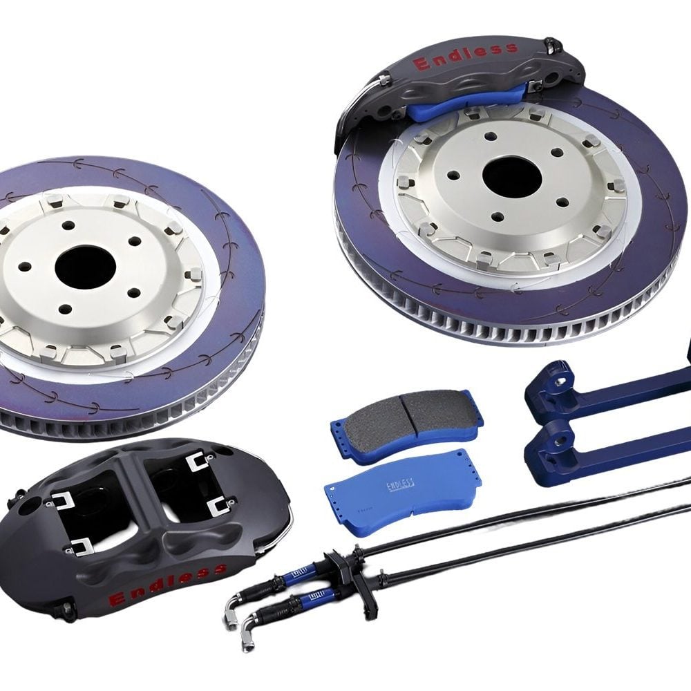Endless Racing MONO4 / Racing MONO4R Front & Rear Performance Brake System with 2PC Rotors for Mitsubishi Lancer Evolution VII / VIII / IX