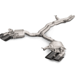 Akrapovic Evolution Line Titanium Cat-Back Exhaust System with Carbon Fiber Tail Pipes for 95B Porsche Macan Turbo