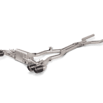 Akrapovic Evolution Line Titanium Cat-Back Exhaust System with Carbon Titanium Tips for F93 BMW M8 and M8 Competition