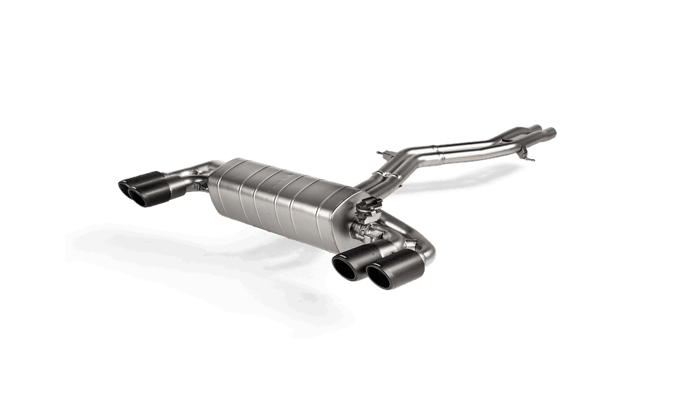Akrapovic Evolution Line Titanium Exhaust System with Carbon Fiber Tail Pipes for 9Y3 Porsche Cayenne