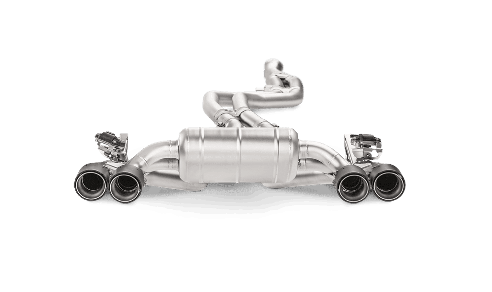 Akrapovic Evolution Line Titanium Exhaust System with Carbon Fiber Tail Pipes for F87 BMW M2