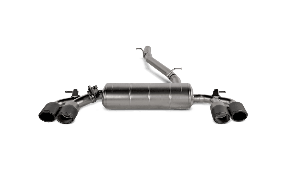 Akrapovic Evolution Line Titanium Exhaust System with Carbon Titanium Tail Pipes for 8Y Audi S3