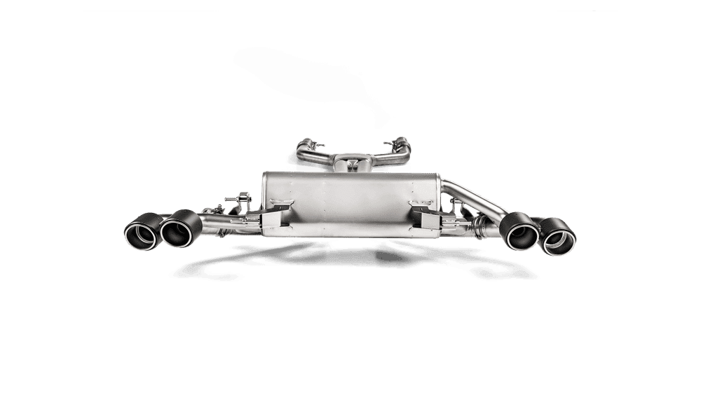 Akrapovic Evolution Line Titanium Exhaust System with Carbon Titanium Tail Pipes for 952 Alfa Romeo Giulia Quadrifoglio