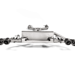 Akrapovic Evolution Line Titanium Exhaust System with Carbon Titanium Tail Pipes for 952 Alfa Romeo Giulia Quadrifoglio