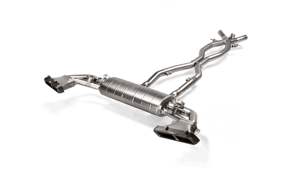Akrapovic Evolution Line Titanium Exhaust System with Carbon Titanium Tail Pipes for W167 Mercedes-Benz GLE63 AMG and GLE63 S AMG