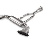 Akrapovic Evolution Line Titanium Exhaust System with Carbon Titanium Tail Pipes for X167 Mercedes-Benz GLS63 AMG