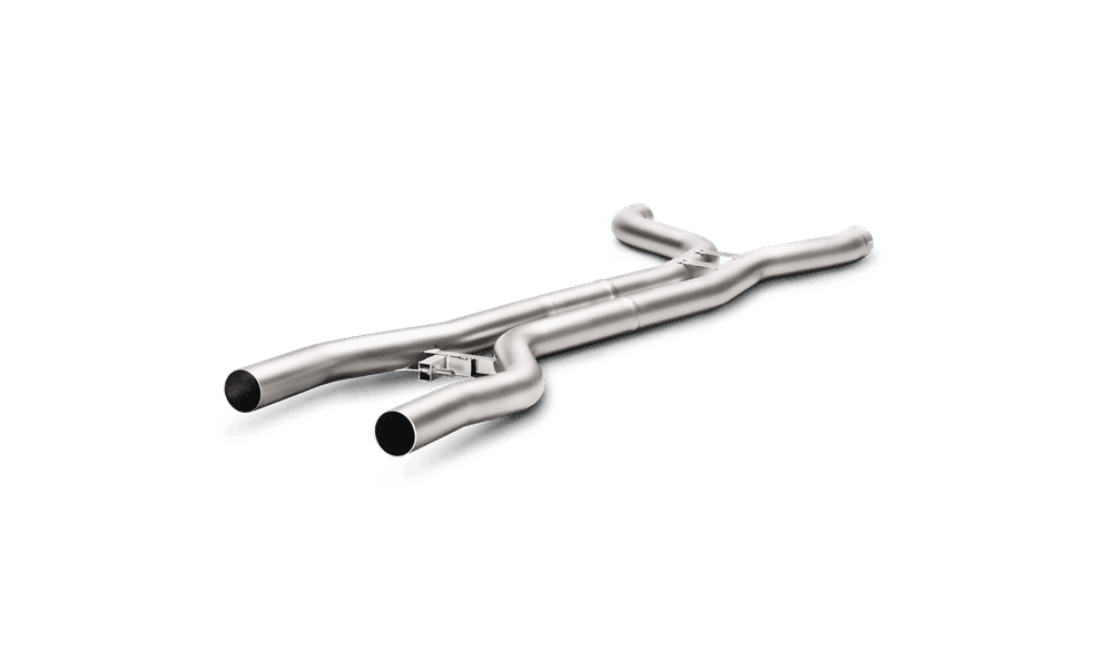 Akrapovic Evolution Titanium Link Pipe Set for 958.2 Porsche Cayenne GTS and Turbo