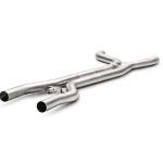 Akrapovic Evolution Titanium Link Pipe Set for 958.2 Porsche Cayenne GTS and Turbo