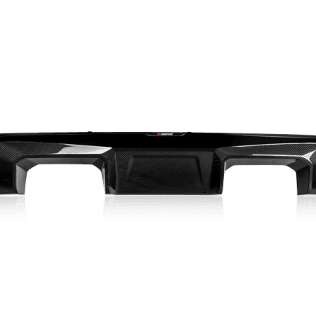 Akrapovic High Gloss Black Carbon Fiber Rear Diffuser for G80 / G82 / G83 BMW M3 & M4 with OPF and GPF