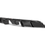 Akrapovic High Gloss Carbon Fiber Rear Diffuser for 991.2 Porsche 911 Carrera