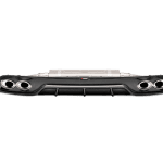 Akrapovic High Gloss Carbon Fiber Rear Diffuser for 991.2 Porsche 911 Turbo and Turbo S