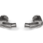 Akrapovic Link Pipe Set with Cats for 992 Porsche 911 Turbo and Turbo S