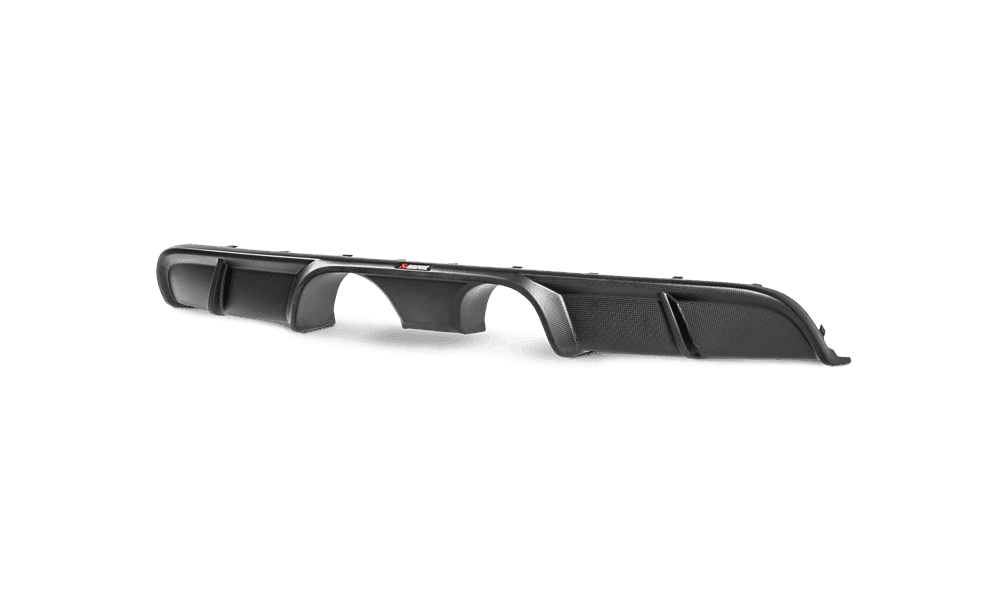 Akrapovic Matte Carbon Fiber Rear Diffuser for 991.2 Porsche 911 Carrera