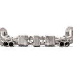 Akrapovic Slip-On Line Exhaust System with Titanium Tail Pipes 991.1 Porsche 911 Carrera Cabriolet